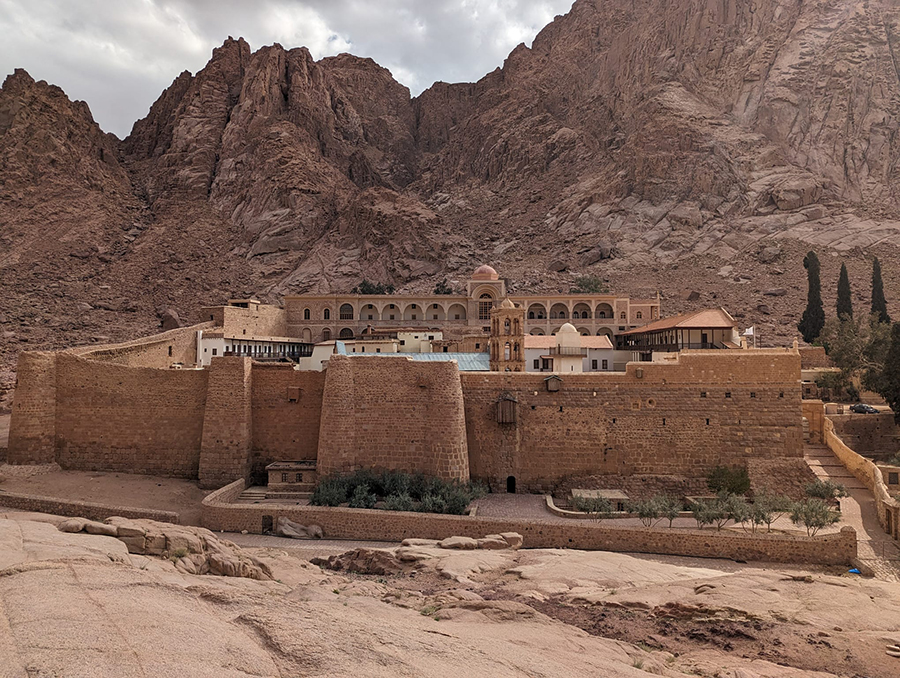 Saint Catherine monastery in Sinai